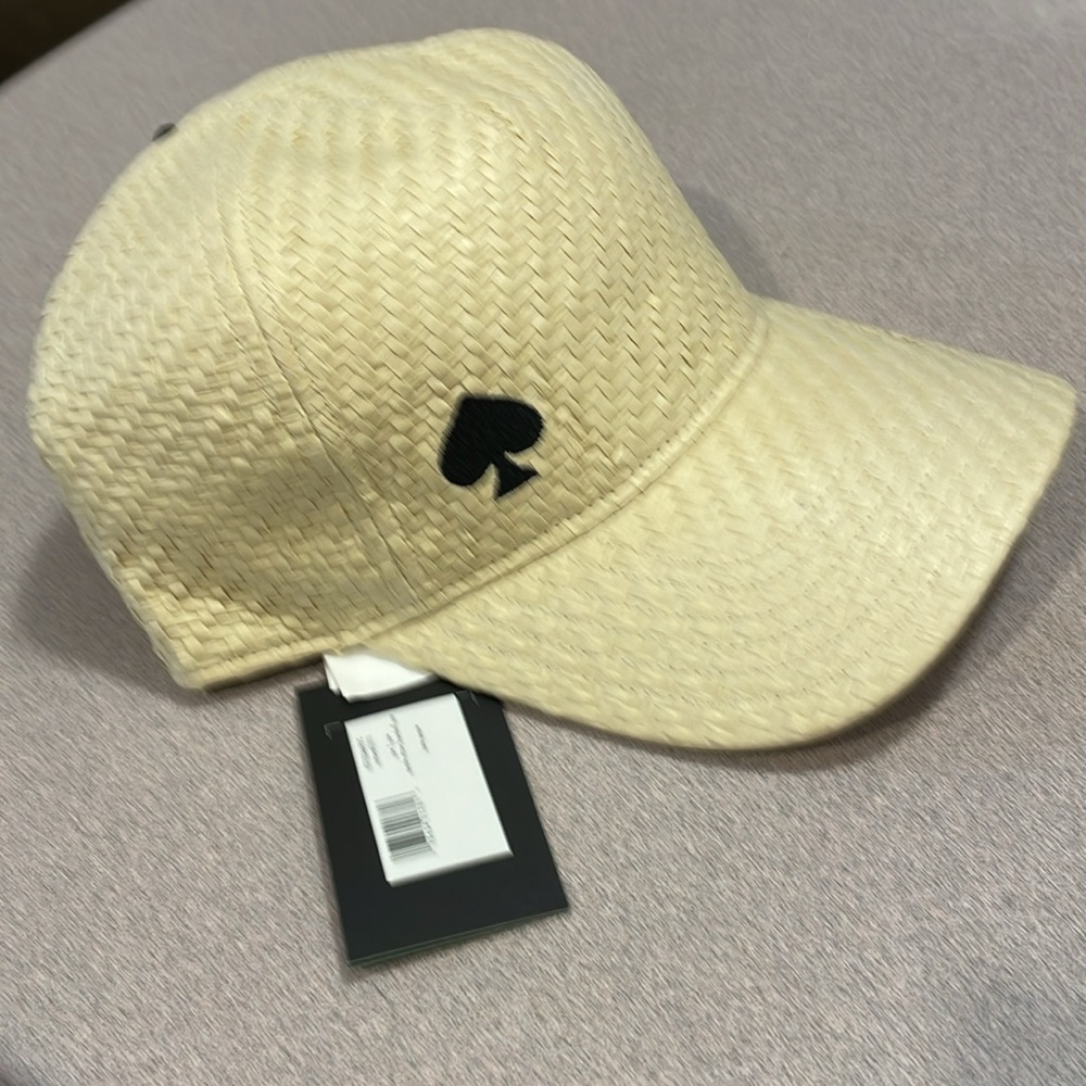 Kate Spade New York Straw Baseball Cap NWT  LAST ONE